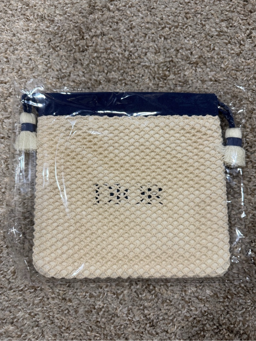 Dior Beauty Drawstring Bag New